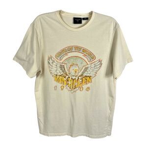 Van Halen Tour Of The World 1984 Official Licensed Graphic Tee Women’s Large